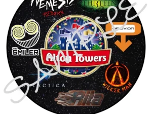 Alton Towers 7.5inch Edible Icing Sheet A4 Cake Topper