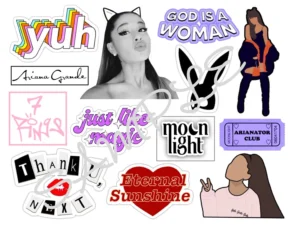 Ariana Grande Edible Icing Sheet A4 Cake Toppers