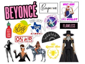 Beyonce Edible Icing Sheet A4 Cake Toppers