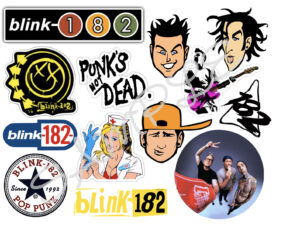 Blink 182 Edible Icing Sheet A4 Cake Toppers