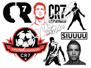 Cristiano Ronaldo CR7 Edible cake toppers A4 Sheet