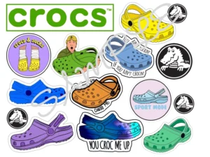 Crocs Edible Icing Sheet A4 Cake Toppers