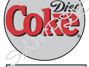Personalised Diet Coke 7.5 inch Edible Icing Sheet A4 Cake Topper