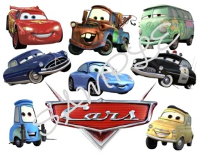 Disney Cars Characters Edible Icing Sheet A4 Cake Toppers Lightening McQueen!