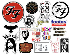 Foo Fighters Edible Icing Sheet A4 Cake Toppers