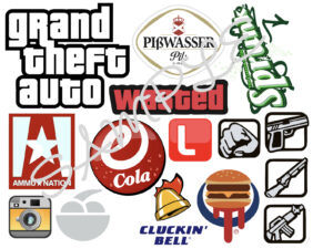 GTA Grand Theft Auto Edible Icing Sheet A4 Cake Toppers