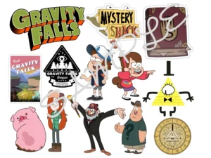 Gravity Falls Edible Icing Sheet A4 Cake Toppers