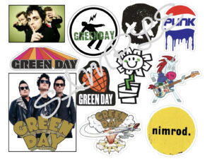 Green Day Edible Icing Sheet A4 Cake Toppers