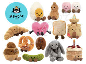 Jellycat Themed Edible Cake Toppers A4 Icing Sheet Cute!