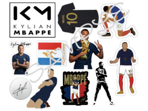 Mbappe Edible Icing Sheet A4 Cake Toppers