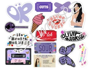 Olivia Rodrigo Edible Icing Sheet A4 Cake Toppers