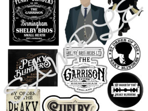 Peaky Blinders Themed Edible Icing Sheet A4 Cake Toppers
