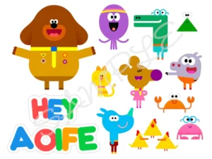 Personalised Hey Duggee Edible Icing Sheet A4 Cake Toppers
