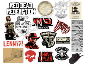 Red Dead Redemption Icing Sheet A4 Cake Toppers