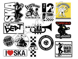 Ska music Edible Icing Sheet A4 Cake Toppers