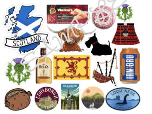 Scotland/Scottish Edible Icing Sheet A4 Cake Toppers