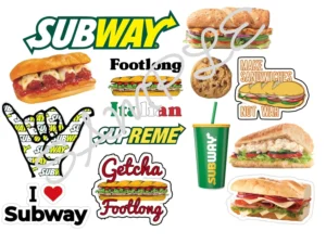 Subway Edible Icing Sheet A4 Cake Toppers