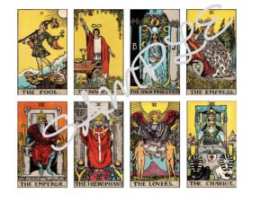 Tarot cards Edible Icing Sheet A4 Cake Toppers