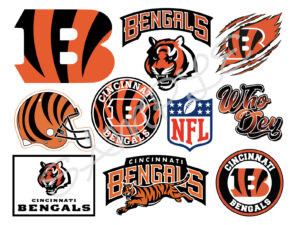 Cincinnati Bengals Themed NFL Edible Icing Sheet A4 Cake Toppers