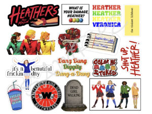 Heathers the musical Edible Icing Sheet A4 Cake Toppers