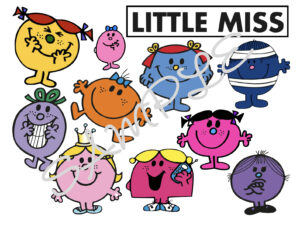 Little Miss Edible Icing Sheet A4 Cake Toppers