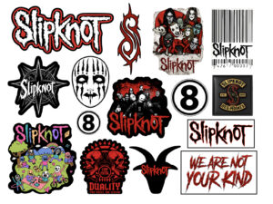 Slipknot inspired Edible Icing Sheet A4 Cake Topper