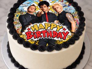 Green Day Dookie inspired 7.5inch Edible Icing Sheet A4 Cake Topper