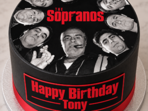 Personalised The Sopranos 7.5inch Edible Icing Sheet A4 Cake Topper