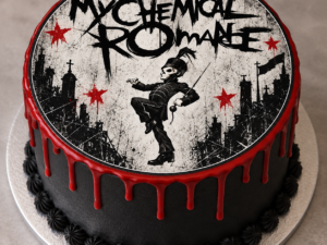 My Chemical Romance MCR 7.5inch Edible Icing Sheet A4 Cake Topper