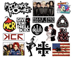 My Chemical Romance MCR Edible Icing Sheet A4 Cake Toppers