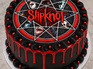 Slipknot 7.5inch Edible Icing Sheet A4 Cake Topper