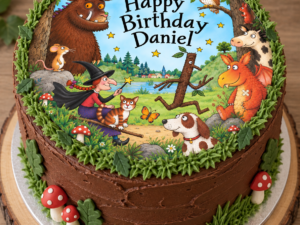 Personalised Julia Donaldson Characters 7.5inch Icing Sheet A4 Cake Topper
