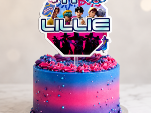 Personalised Saja Boys Kpop Demon Hunters 6" Card Cake Topper