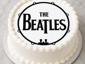 The Beatles Edible Icing Sheet A4 7.5inch Cake Topper